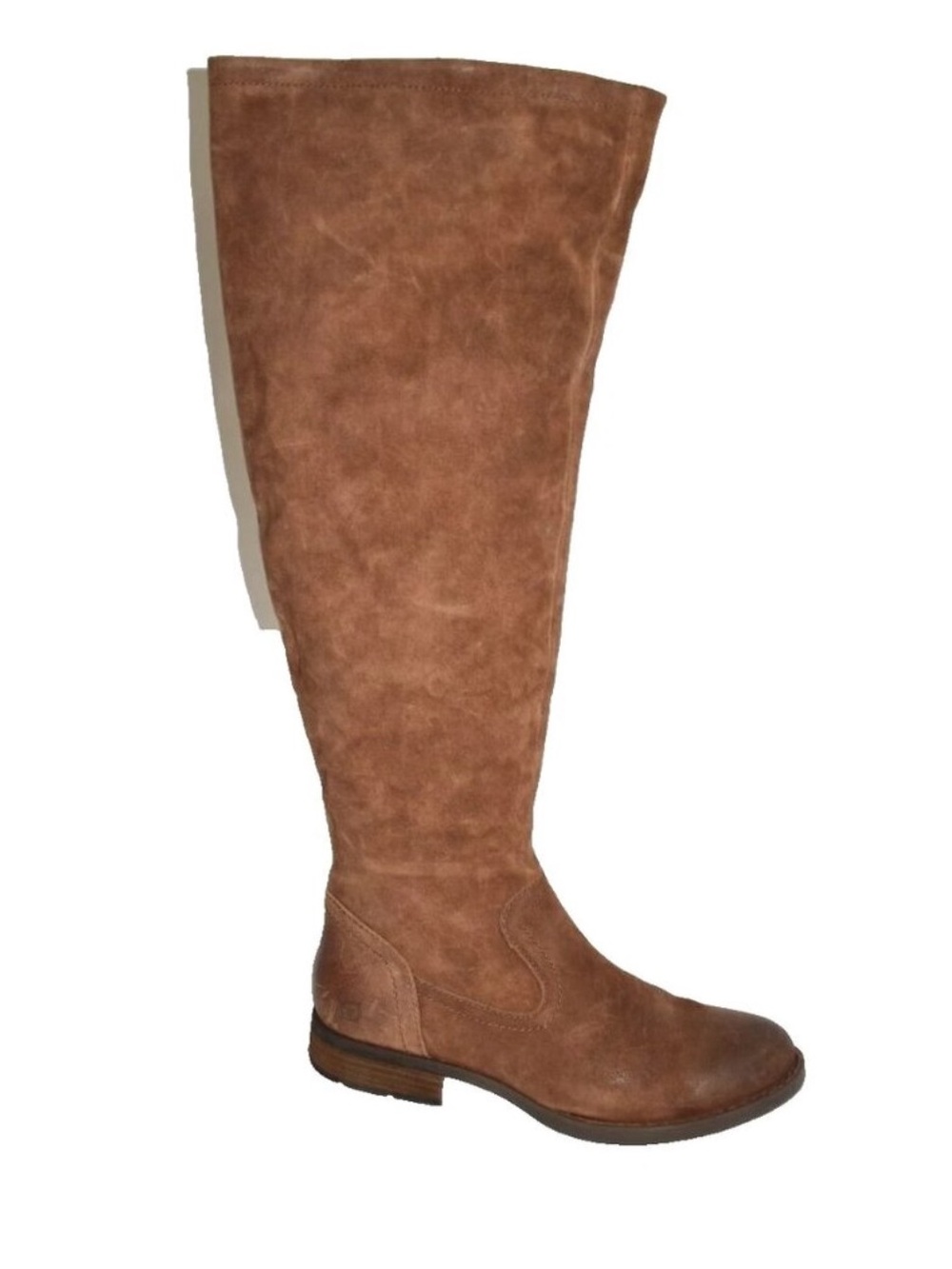 BORN Britton Womens 6.5M Brown Distressed Suede Over Knee Tall Boots BR0041280